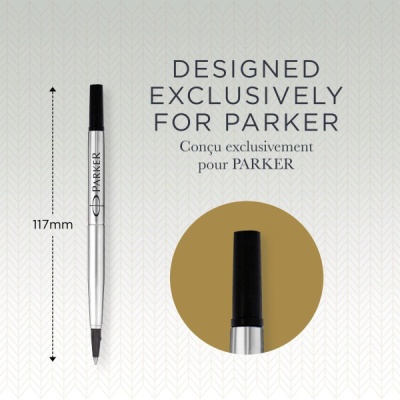 Стержень роллер Parker Quink Z01 (1950323) M 0.7мм черные чернила блистер