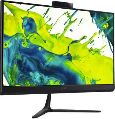 Моноблок Acer Aspire C24B-GKRK 23.8" Full HD Ryzen AI 5 330 (2) 16Gb SSD512Gb 820M Eshell GbitEth WiFi BT 65W клавиатура мышь Cam черный 1920x1080