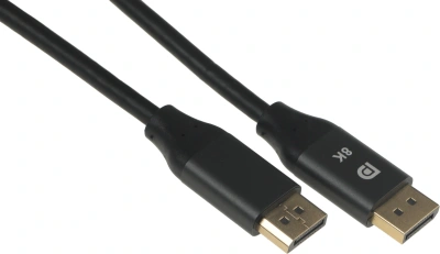 Кабель аудио-видео Cactus CS-DP-DP-1.4-5 DisplayPort (m)/DisplayPort (m) 5м. позолоч.конт. черный