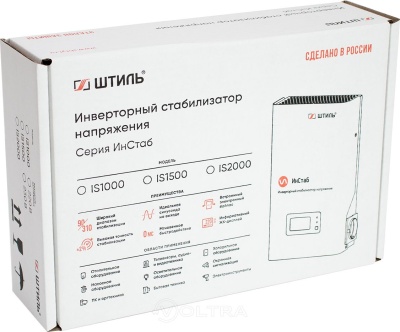 Стабилизатор напряжения Штиль ИнСтаб IS1000 800Вт 1000ВА белый