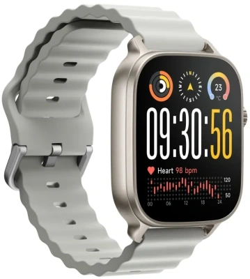 Смарт-часы Realme Watch 5 22мм 1.97" AMOLED корп.серебристый рем.серебристый разм.брасл.:160-230мм (RMW2501)