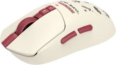 Мышь A4Tech Bloody R72 Ultra Duo белый/красный оптическая 20000dpi беспров. USB/USB-C 7but (R72 ULTRA DUO PIXELS RED)