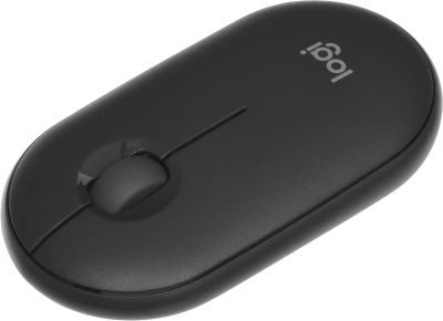 Мышь Logitech Pebble 2 M350S графитовый оптическая 4000dpi silent беспров. BT для ноутбука 2but (910-006988)