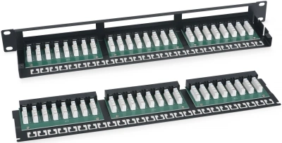 Патч-панель Cabeus PLHD-48-CAT.5E-DUAL 19" 1U 48xRJ45 кат.5E UTP