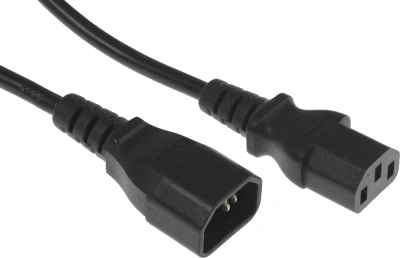 Шнур питания Lanmaster LAN-PP13/14-3.0-BK черный