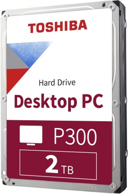 Жесткий диск Toshiba SATA-III 2TB HDWD320UZSVA Desktop P300 4KN (7200rpm) 256Mb 3.5"