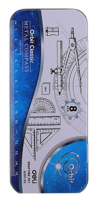 Набор для черчения Deli EG30505 корпус ассорти металл в компл.:8 предметов