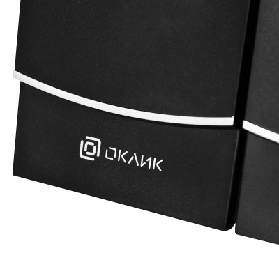 Колонки Оклик OK-118 2.0 черный 4Вт