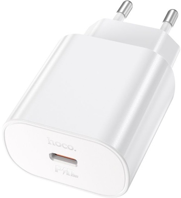 Сетевое зар./устр. Hoco N22 25W (PD+QC+AFC) USB Type-C универсальное белый