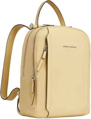 Рюкзак женский Piquadro Lyra CA5566W92T/BE бежевый нейлон/натур.кожа