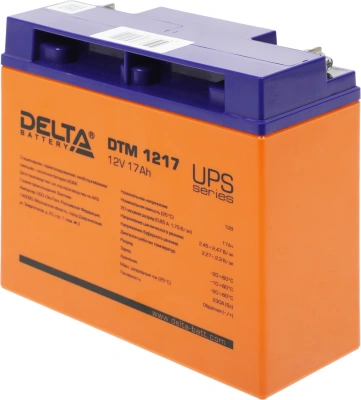 Батарея для ИБП Delta DTM 1217 12В 17Ач