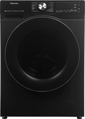 Стиральная машина Hisense WD5S1045BB класс: A загр.фронтальная макс.:10.5кг (с сушкой) черный инвертор