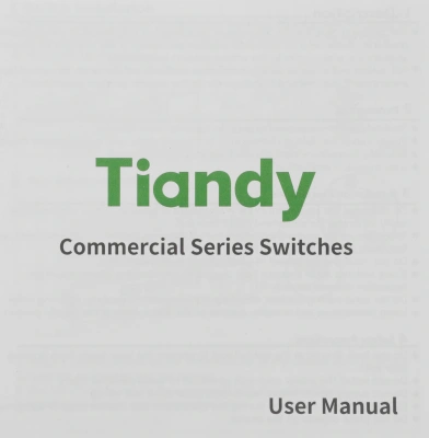Коммутатор Tiandy TC-P3S06 H/0402/AT/60