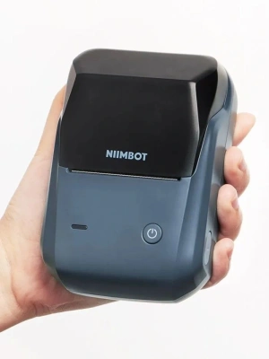 Термопринтер Niimbot B1 Pro (1747727) 300dpi 40мм/с/USB/BT для печ.этик. голубой