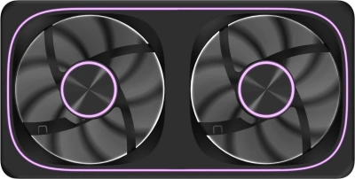 Вентилятор для корпуса Formula Air Fusion 2 ARGB 120х120x28 черный 4-pin 33.46дБ (упак.:2шт) (AIR FUSION 2 BK) Ret