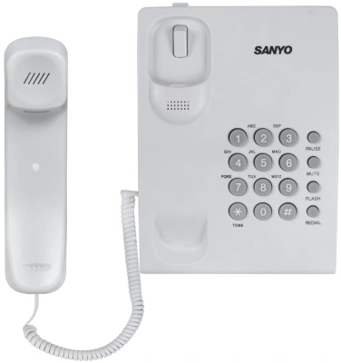 Телефон проводной Sanyo RA-S204W белый
