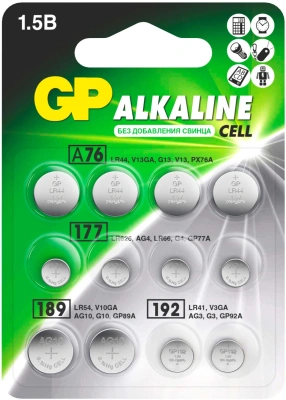 Батарея GP Alkaline ACM02F-2CR12 120/1440 (12шт) блистер