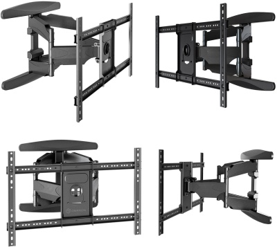 Кронштейн для телевизора Onkron M6L черный 40"-75" макс.45.5кг настенный поворот и наклон