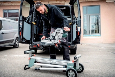 Торцовочная пила Metabo KGS 254 M set 1450Вт 5000об/мин d=254мм