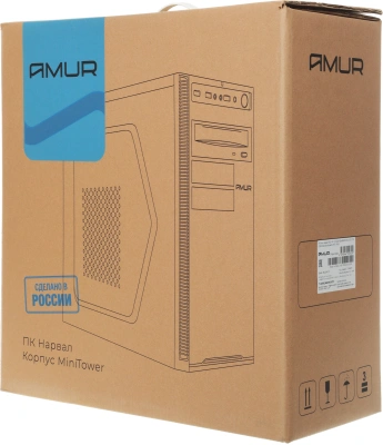 ПК Amur Нарвал B7I21 АМУЕ.466219.002 MT i5 12400 (2.5) 16Gb SSD512Gb UHDG 730 FreeDOS 2.5xGbitEth+1xGbitEth 500W мышь клавиатура черный (RUS) (АМУЕ.466219.002 2149657)