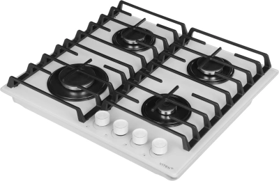 Газовая варочная поверхность Vitek VGH 6420 WG стекло белое