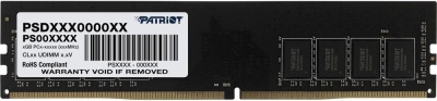 Память DDR4 16GB 3200MHz Patriot PSD416G320081 Signature RTL Gaming PC4-25600 CL22 DIMM UDIMM 288-pin 1.2В single rank Ret