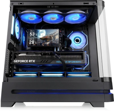 Корпус Thermaltake Arcus 290 TG черный без БП ATX 6x120mm 3x140mm 2xUSB3.0 audio bott PSU