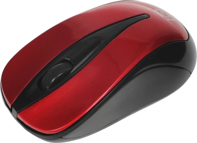 Мышь Оклик 675MW черный/красный оптическая 1200dpi беспров. USB для ноутбука 3but (1025919)