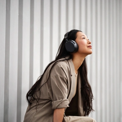 Гарнитура мониторные Sennheiser Momentum Wireless 4 2м черный беспроводные bluetooth в ушной раковине (509266 M4AEBT BLACK)