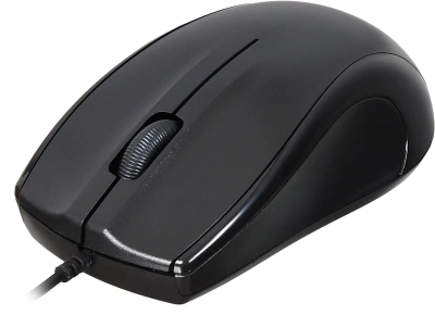 Мышь Оклик 185M черный оптическая 1200dpi USB для ноутбука 3but (945606)