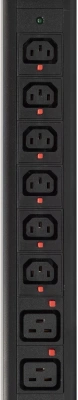 Блок распределения питания Powercom PDU-32AV24-18C3-6C9-3P верт.размещ. 18xC13 6xC19 3x32A IEC 60309 2м