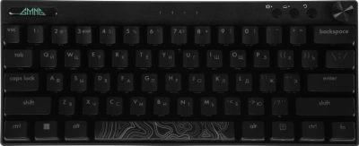 Клавиатура GMNG GG-KB500XW механическая черный USB беспроводная BT/Radio Multimedia for gamer LED (1910516) кабель 1.8м