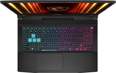 Ноутбук MSI Katana 17 HX B14WFK-400XPL Core i7 14650HX 16Gb SSD512Gb NVIDIA GeForce RTX 5060 8Gb 17.3" IPS FHD (1920x1080) Windows 11 Pro Multi Language black WiFi BT Cam (9S7-17L791-400)