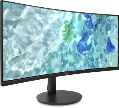 Монитор Acer 34" Vero CB342CURJ0bmiiprzx черный VA LED 1ms 21:9 HDMI M/M матовая HAS Piv 350cd 178гр/178гр 3440x1440 120Hz FreeSync DP UW USB 8.7кг