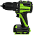 Дрель-шуруповерт Greenworks DD345 аккум. патрон:быстрозажимной (3708307CUA)