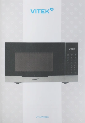 Микроволновая Печь Vitek VT-MW2223 23л. 800Вт белый/черный