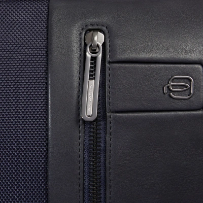 Рюкзак Piquadro Brief2 CA3214BR2/BLUCU темно-синий/коричневый нейлон/натур.кожа