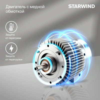 Миксер планетарный Starwind SPM6161 1300Вт мятный