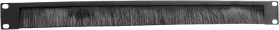 Кабельный органайзер горизонтальный ЦМО ГКО-Щ-1 щетки 1U шир.:19" глуб.:18.5мм