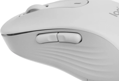 Мышь Logitech M650 L белый оптическая 4000dpi silent беспров. BT/Radio USB 5but (910-006389)