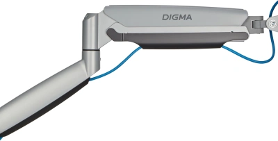 Кронштейн для мониторов ЖК Digma D-MM301 серый 17"-45" макс.15кг крепление к столешнице поворот и наклон