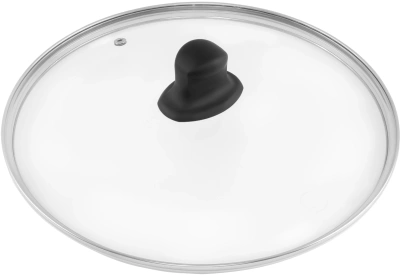 Сковорода Rondell Frank RDA-1374 круглая 28см покрытие: Xylan Plus ручка несъемная (с крышкой) черный