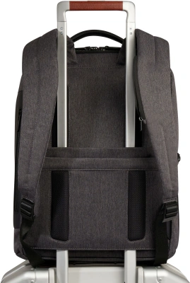 Рюкзак мужской Piquadro Brief2 CA4818BR2/GRN серый/черный нейлон/натур.кожа