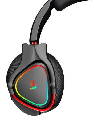 Наушники с микрофоном A4Tech Bloody MR710 черный 1.5м мониторные BT/Radio оголовье (MR710 BLACK)