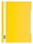 Папка-скоросшиватель Бюрократ Люкс -PSL20YEL A4 прозрач.верх.лист пластик желтый 0.14/0.18