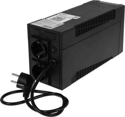 Источник бесперебойного питания Smartwatt Uni 360Вт 650ВА черный