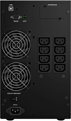 Источник бесперебойного питания Powercom Macan Plus MAC2000TIN 2000Вт 2000ВА черный