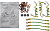 Комплект кабелей Lanmaster TWT-CBWP-EARTH-SET