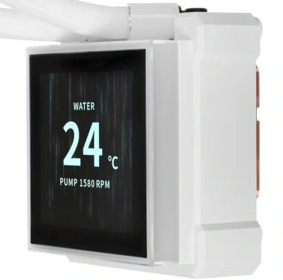 Система водяного охлаждения Lian-Li HydroShift II LCD-S 360CL ARGB Soc-AM5/AM4/1700/1851 белый 4-pin 30dB Al LCD Ret (G89.GHS2LCDS36CW.R0)