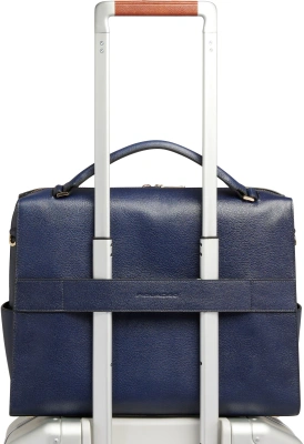Деловая сумка Piquadro Patricia CA6774W140/BLU с отделением для ноутбука 14" темно-синяя натур.кожа
